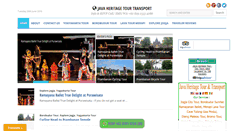 Desktop Screenshot of javaheritagetour.com