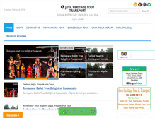 Tablet Screenshot of javaheritagetour.com